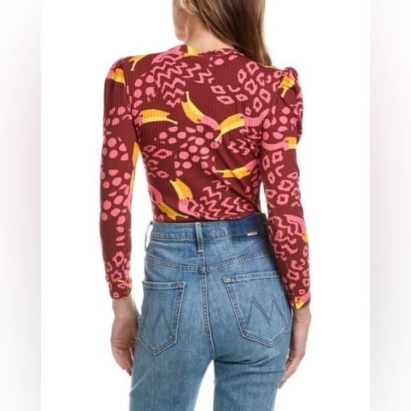New! FARM Rio Toucanissmo Long Sleeve Bodysuit 🦜 ☀️sz Small NWOT - Picture 2 of 10